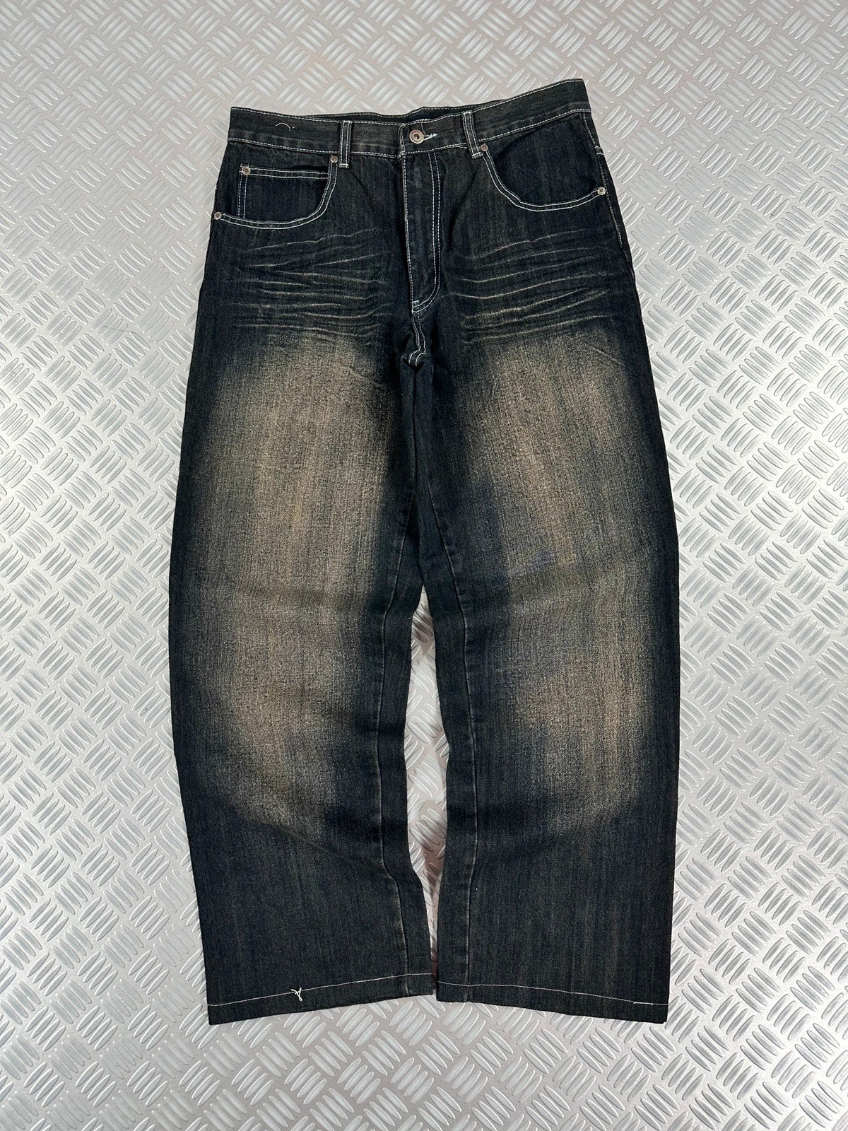 Vintage Tribal y2k Hip Hop Baggy Jeans 00s