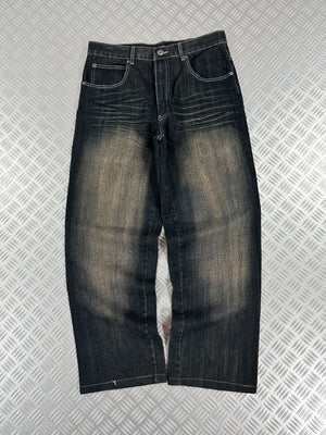 Vintage Tribal y2k Hip Hop Baggy Jeans 00s