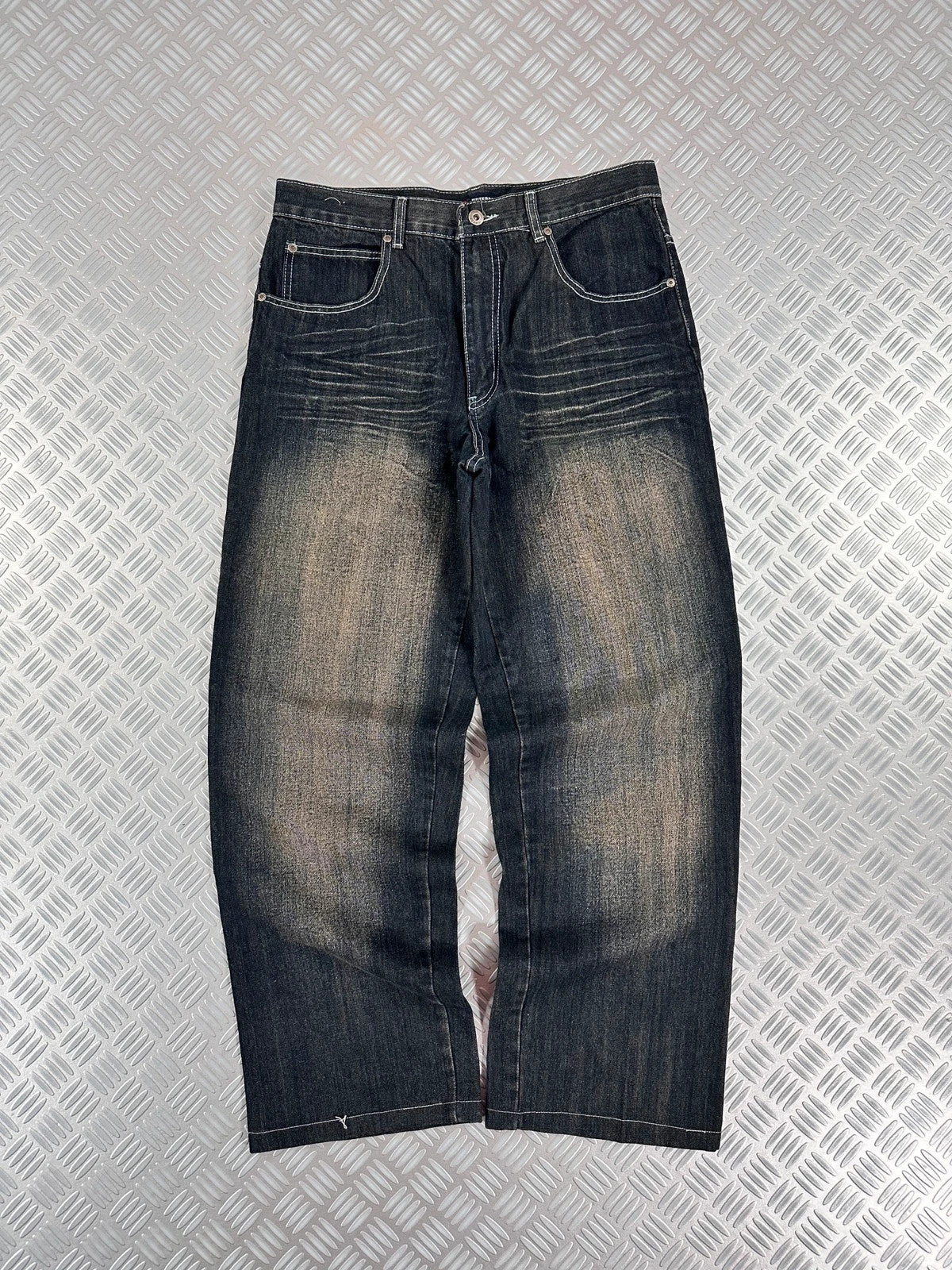 Vintage Tribal y2k Hip Hop Baggy Jeans 00s
