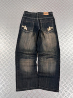 Vintage Tribal y2k Hip Hop Baggy Jeans 00s