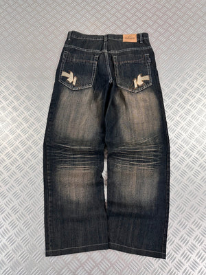 Vintage Tribal y2k Hip Hop Baggy Jeans 00s