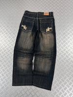 Vintage Tribal y2k Hip Hop Baggy Jeans 00s