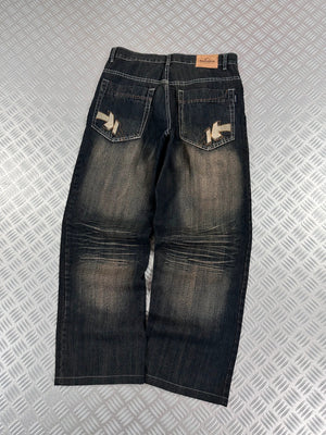 Vintage Tribal y2k Hip Hop Baggy Jeans 00s
