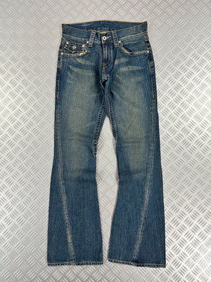 Vintage Y2K Denim Boot cut Japanese Jeans 00s