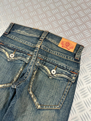 Vintage Y2K Denim Boot cut Japanese Jeans 00s
