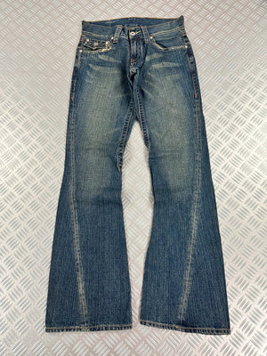 Vintage Y2K Denim Boot cut Japanese Jeans 00s