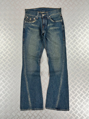 Vintage Y2K Denim Boot cut Japanese Jeans 00s