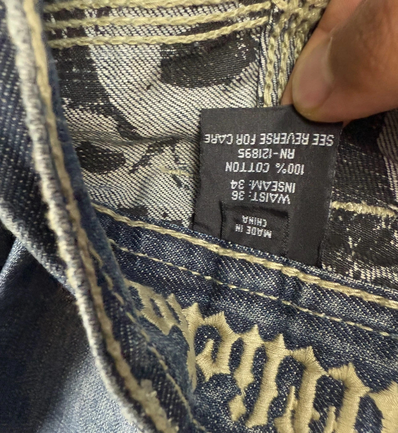 Vintage Affliction Hip Hop y2k Baggy Jeans 2000s style rare piece