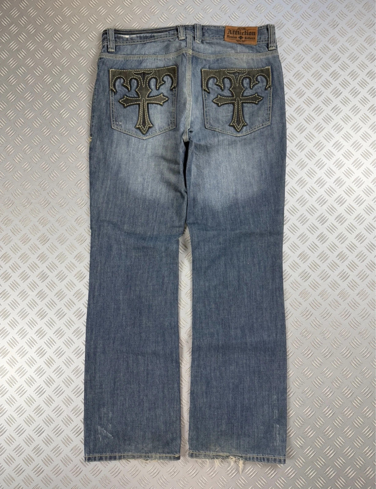 Vintage Affliction Hip Hop y2k Baggy Jeans 2000s style rare piece