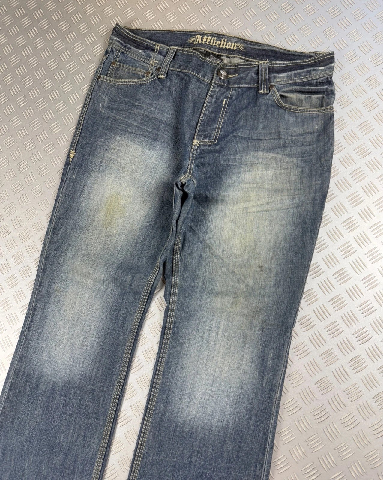Vintage Affliction Hip Hop y2k Baggy Jeans 2000s style rare piece
