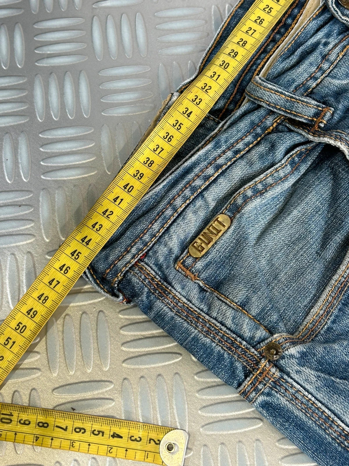 Vintage G-Unit Embroidered Tribal Hip Hop Denim Baggy Jeans 2000s style