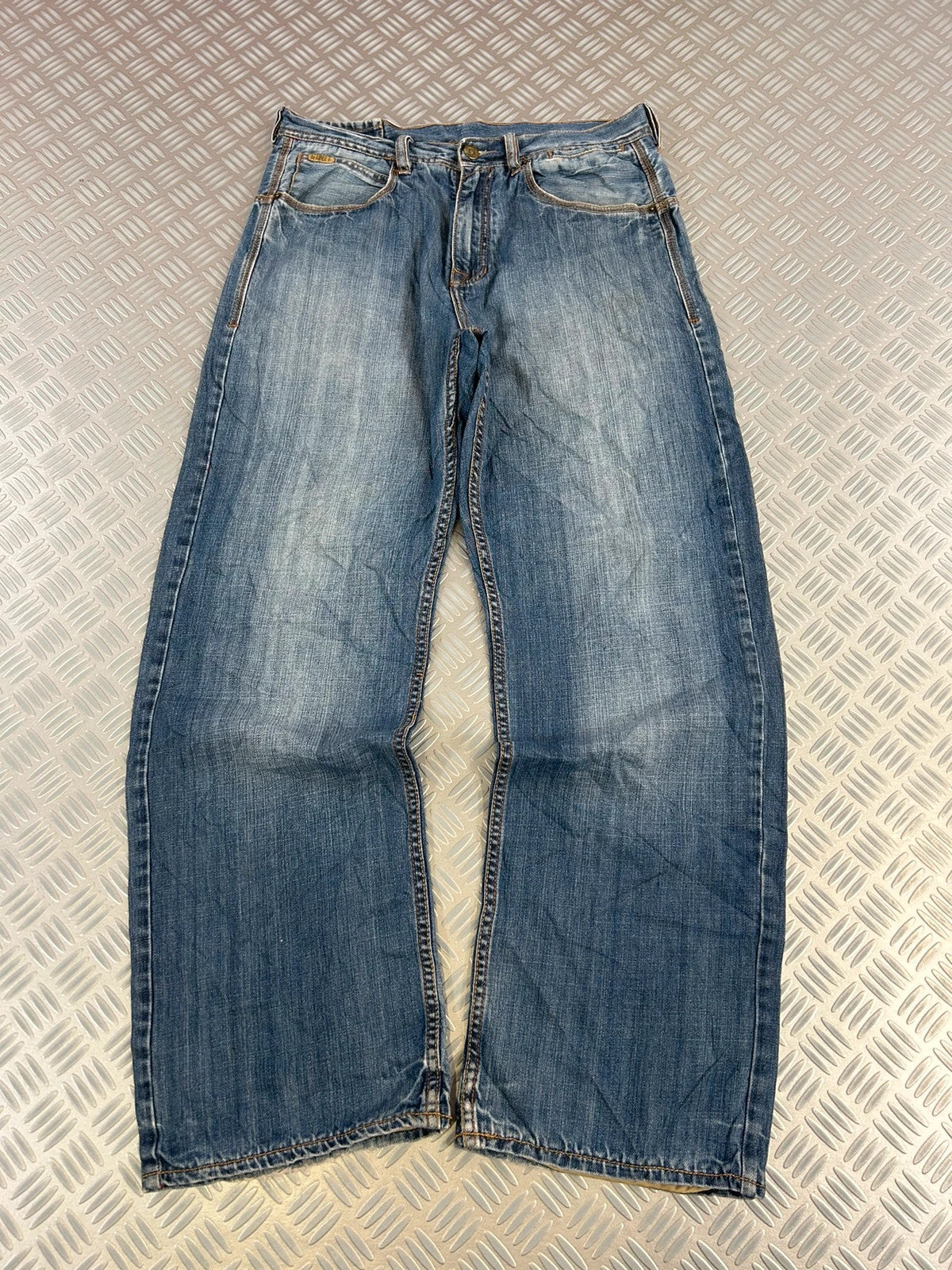 Vintage G-Unit Embroidered Tribal Hip Hop Denim Baggy Jeans 2000s style