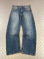 Vintage G-Unit Embroidered Tribal Hip Hop Denim Baggy Jeans 2000s style