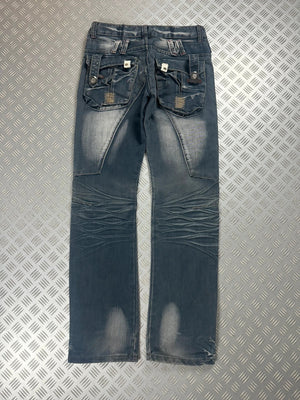 Vintage Y2k Japanese Hip Hop Denim Jeans 2000s