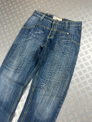 Vintage Tribal y2k Japanese Jeans 2000s style