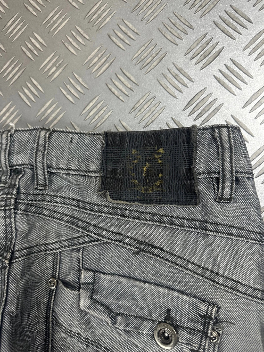 Vintage Y2k Flared Faded Japanese Jeans 90s rare
