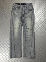 Vintage Y2k Flared Faded Japanese Jeans 90s rare