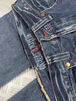 Vintage Oniarai Y2k Flared Japanese Jeans 2000s