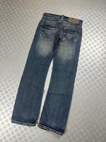 Vintage Oniarai Y2k Flared Japanese Jeans 2000s