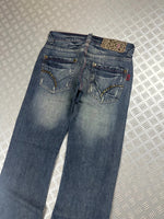 Vintage Oniarai Y2k Flared Japanese Jeans 2000s