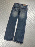 Vintage Oniarai Y2k Flared Japanese Jeans 2000s