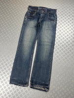 Vintage Oniarai Y2k Flared Japanese Jeans 2000s