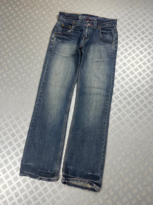 Vintage Oniarai Y2k Flared Japanese Jeans 2000s