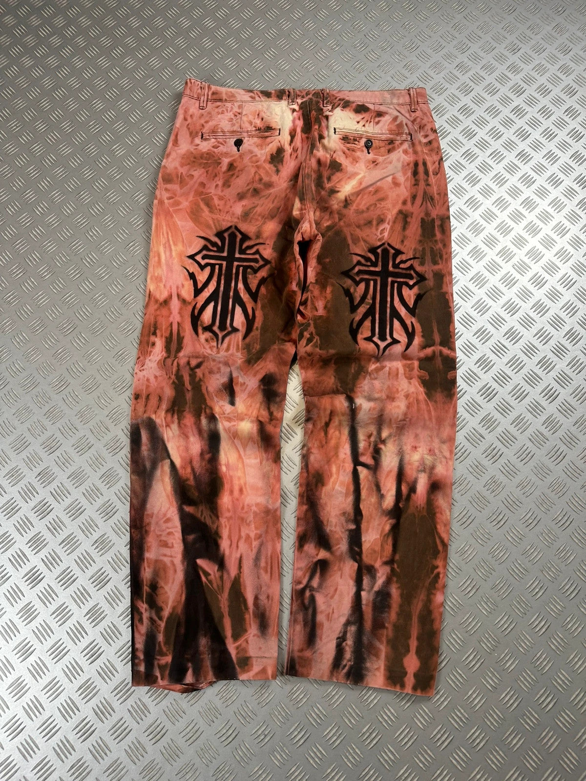 Vintage Y2k Skull Faded Hip Hop Jeans 2000s rare piece