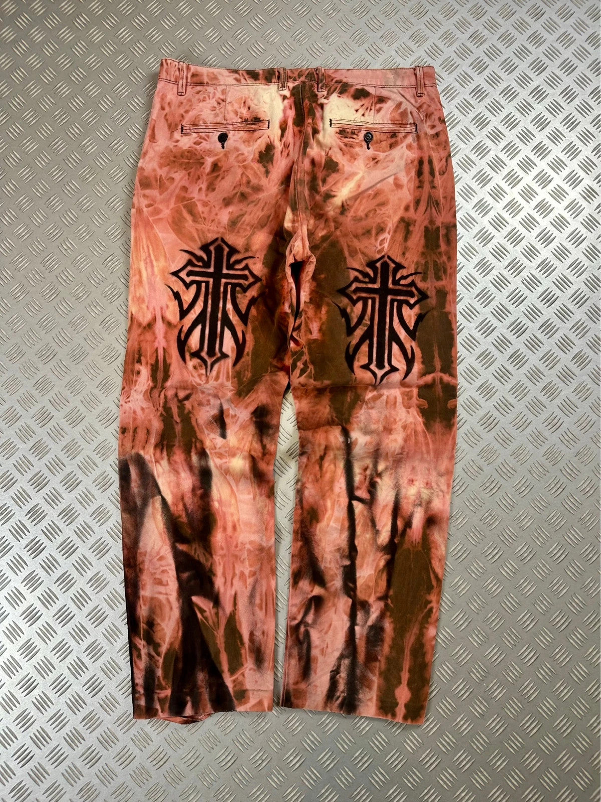 Vintage Y2k Skull Faded Hip Hop Jeans 2000s rare piece
