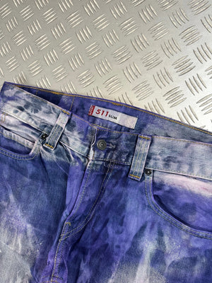 Vintage Levis 511 y2k Hip Hop Flared Jeans 90s rare piece