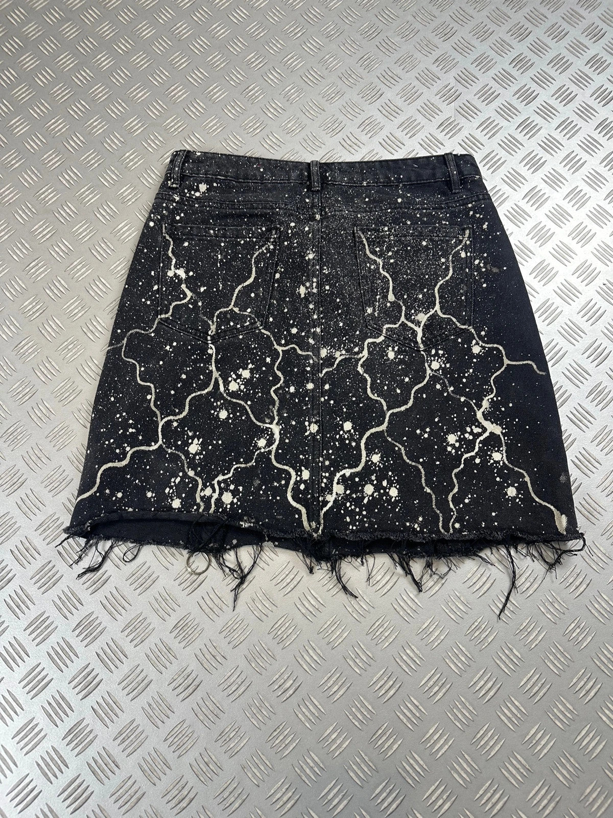 Vintage Distressed y2k dark skirt 90s rare piece
