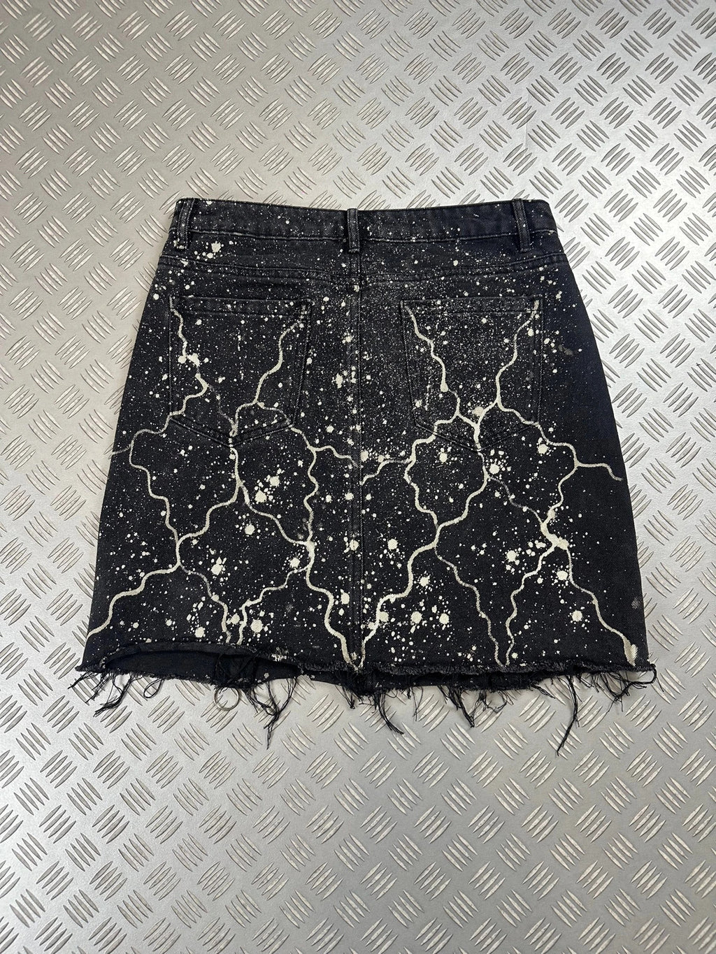 Vintage Distressed y2k dark skirt 90s rare piece