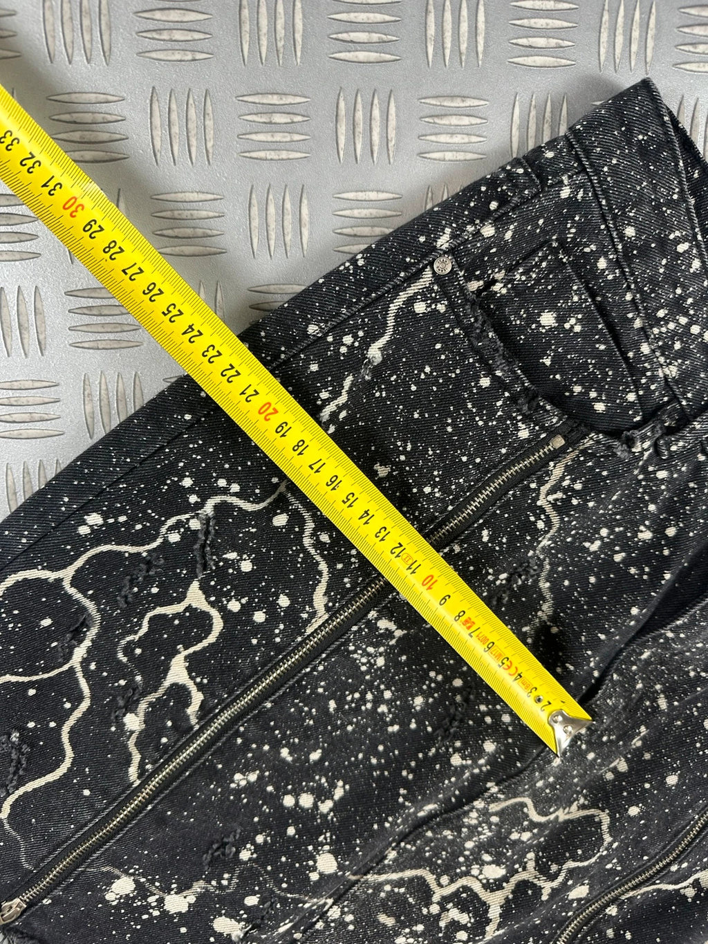 Vintage Distressed y2k dark skirt 90s rare piece