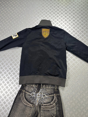 Vintage Hip hop y2k tribal full zip Up Jacket 2000s