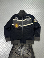 Vintage Hip hop y2k tribal full zip Up Jacket 2000s