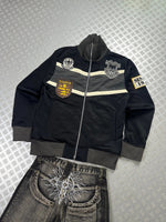 Vintage Hip hop y2k tribal full zip Up Jacket 2000s