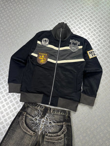 Vintage Hip hop y2k tribal full zip Up Jacket 2000s