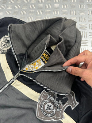Vintage Hip hop y2k tribal full zip Up Jacket 2000s