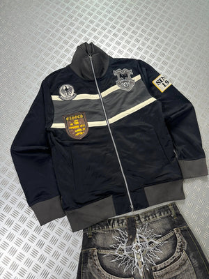 Vintage Hip hop y2k tribal full zip Up Jacket 2000s