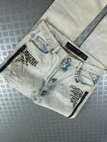 Vintage Jewerly y2k Faded Japanese goth emo Jeans 2000s rare
