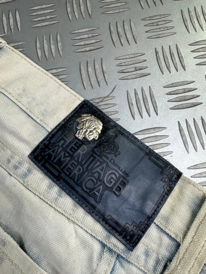 Vintage Jewerly y2k Faded Japanese goth emo Jeans 2000s rare