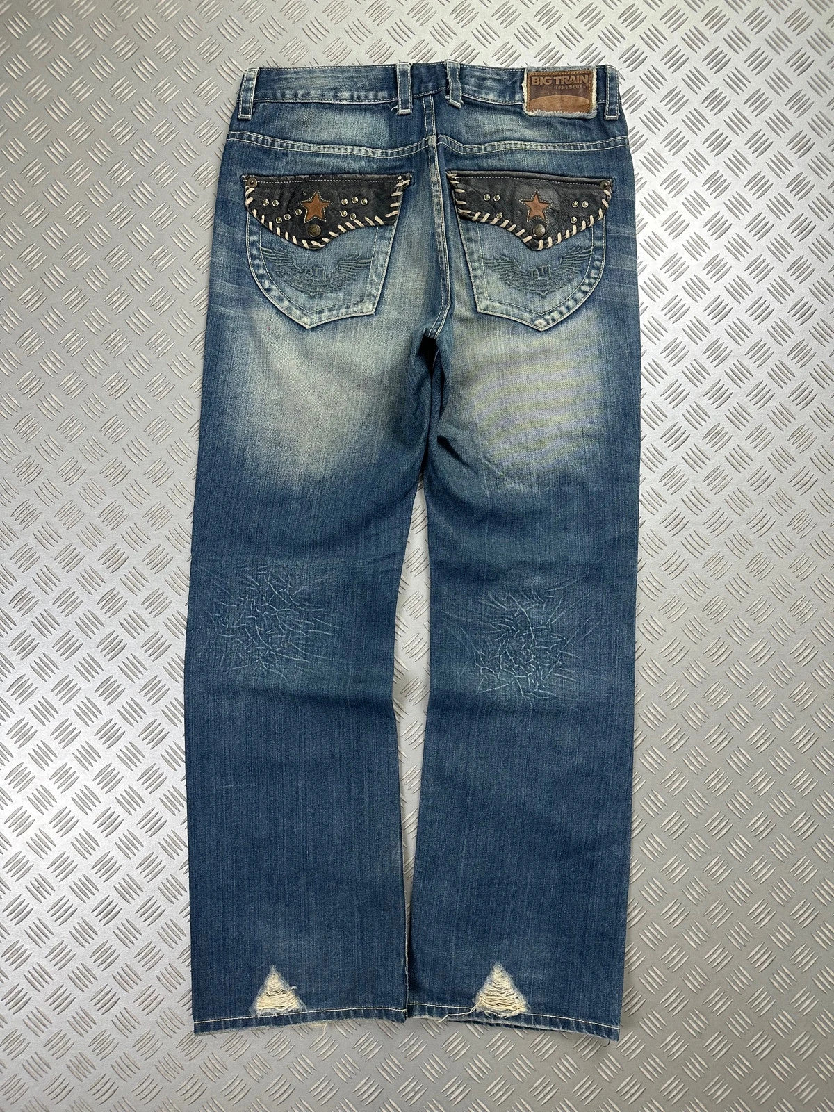 Vintage Big Train Y2k Hip Hop Japanese tribal Jeans 2000s