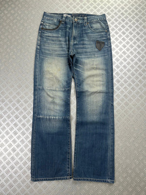 Vintage Big Train Y2k Hip Hop Japanese tribal Jeans 2000s