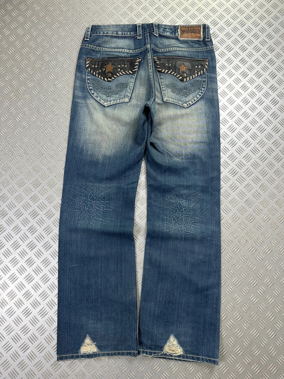 Vintage Big Train Y2k Hip Hop Japanese tribal Jeans 2000s