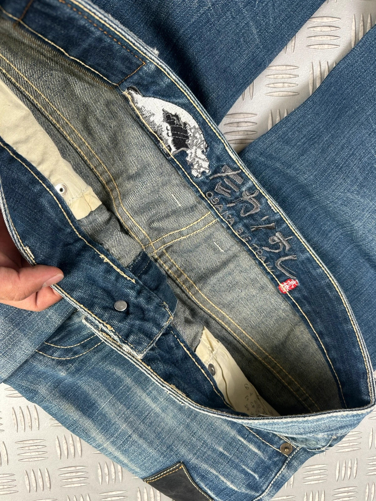 Vintage Big Train Y2k Hip Hop Japanese tribal Jeans 2000s
