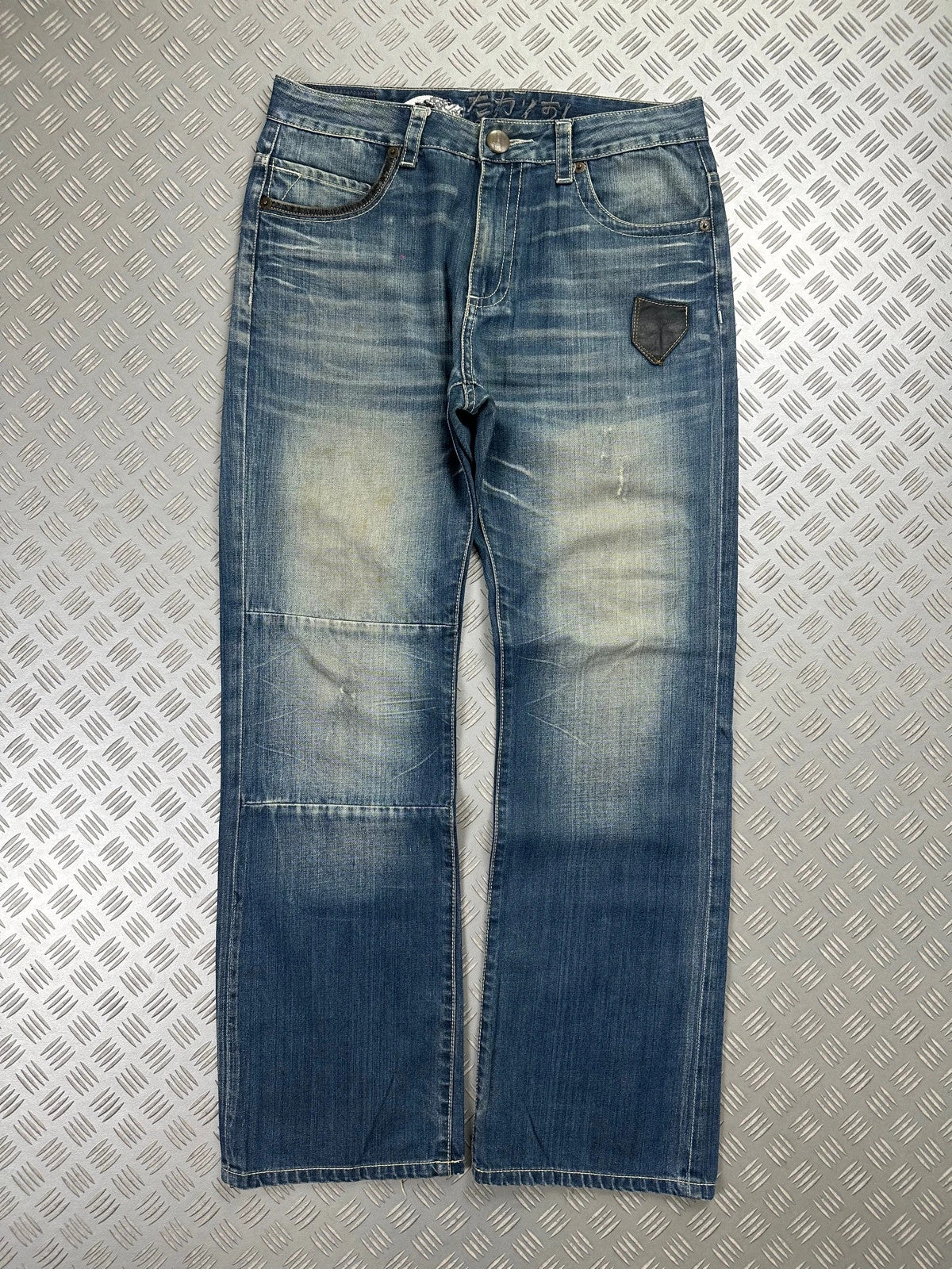Vintage Big Train Y2k Hip Hop Japanese tribal Jeans 2000s