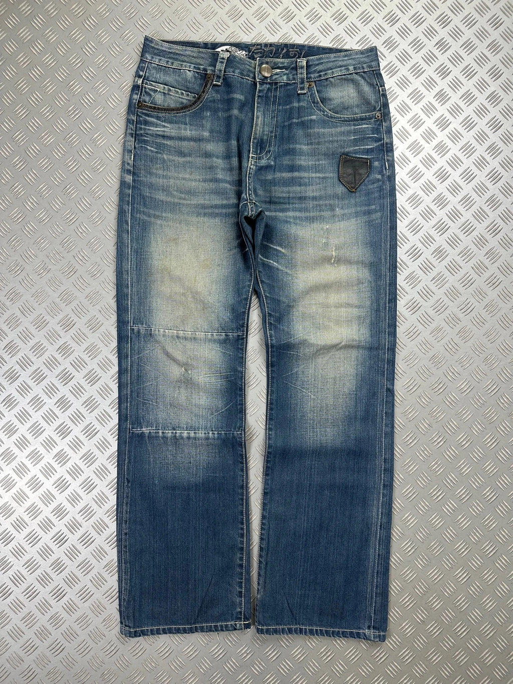 Vintage Big Train Y2k Hip Hop Japanese tribal Jeans 2000s