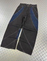 Vintage Hip Hop Denim y2k Baggy Jeans 2000s handmade