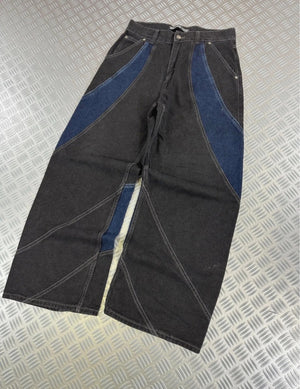 Vintage Hip Hop Denim y2k Baggy Jeans 2000s handmade