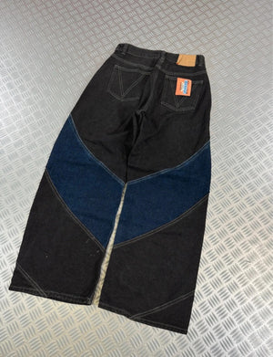 Vintage Hip Hop Denim y2k Baggy Jeans 2000s handmade